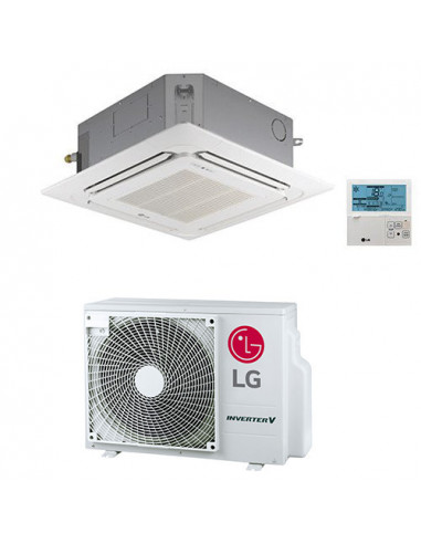 Climatizzatore Condizionatore LG Cassetta 4 vie Compact Inverter R32 24000 BTU CT24F classe A++/A+ - Climaway