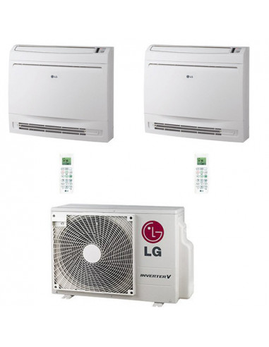 Climatizzatore Condizionatore LG Console R32 Dual Split Standard Inverter 9000 + 12000 BTU con U.E. MU2R15 NOVITÁ Classe A+++...
