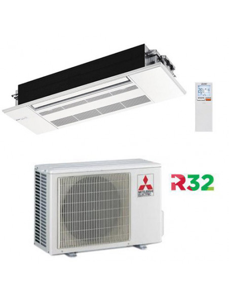 Climatizzatore Condizionatore Mitsubishi Cassetta 1 via R32 MLZ-KP25VF 9000 BTU INVERTER classe A++/A+ - Climaway