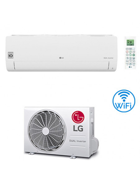 Climatizzatore Condizionatore LG Libero Smart R32 Wifi 12000 BTU S12ET nsj DUAL INVERTER NOVITÁ classe A++/A+ - Climaway