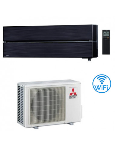 Climatizzatore Condizionatore Mitsubishi Kirigamine Style Nero Wifi MSZ-LN25VGB 9000 BTU INVERTER classe A+++ /A+++ - Climaway