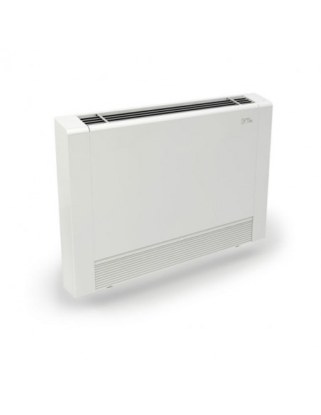 Ventilconvettore a pavimento Ideal Clima Fan Coil Slim - Sottile Skudo 250 Dc Inverter Bianco TSM02D con comando digitale a b...