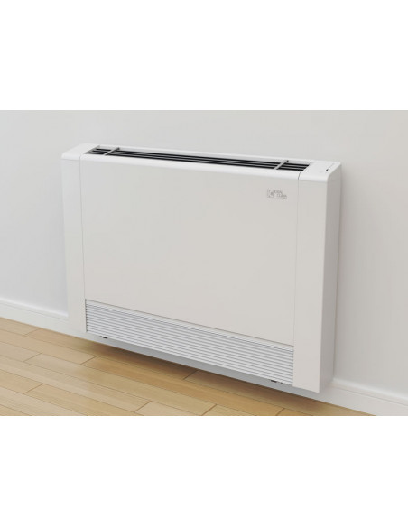 Ventilconvettore a pavimento Ideal Clima Fan Coil Slim - Sottile Skudo 1000 Dc Inverter Bianco TSM10D con comando digitale a ...