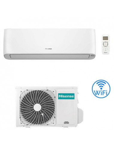 Climatizzatore Condizionatore Inverter R32 Hisense Energy Pro Plus (Hi Energy) Wifi 9000 BTU QE25XV2AG Classe A+++/A+++ - Cli...