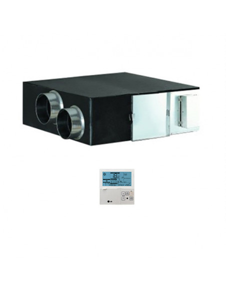 Recuperatore di calore ERV LG portata d'aria 800mc/h LZ-H080GBA5 con comando a filo - Climaway