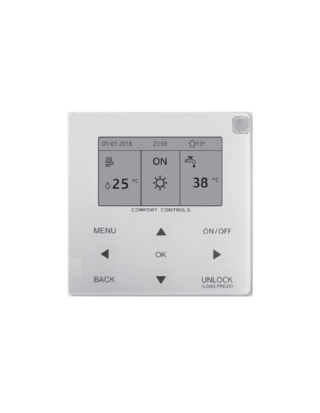 Sistema di riscaldamento ibrido compatto Ferroli R32 composto da pompa di calore monofase Aria-Acqua capacità 10kW integrata ...