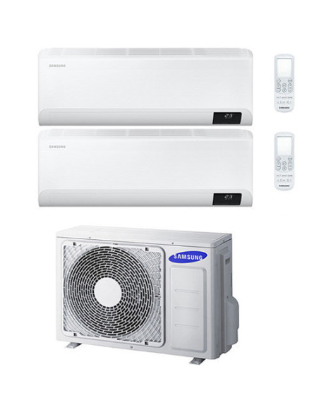 Climatizzatore Condizionatore Samsung CEBU R32 Wifi Dual Split Inverter 9000 + 9000 BTU con U.E. AJ050TXJ2KG/EU NOVITÁ Classe...