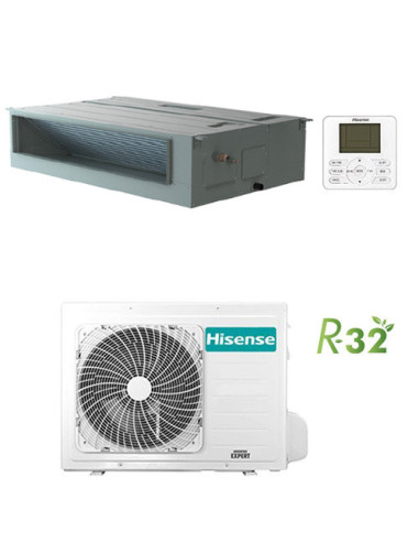 Climatizzatore Condizionatore Hisense Canalizzabile Serie Super R32 24000 BTU AUD71UX4RFM8 INVERTER Classe A++/A+ - Climaway