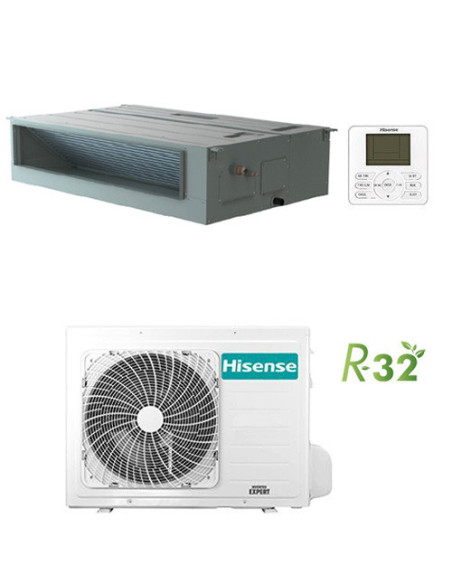 Climatizzatore Condizionatore Hisense Canalizzabile Serie Super R32 24000 BTU AUD71UX4RFM8 INVERTER Classe A++/A+ - Climaway