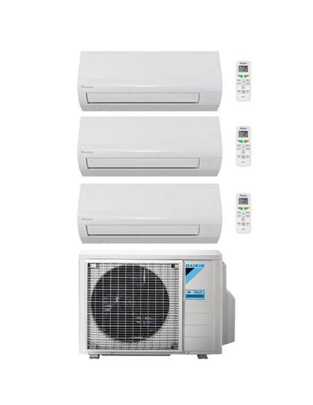 Climatizzatore GARANZIA ITALIA Daikin SENSIRA Wifi opzionale Trial Split 9000 + 9000 + 12000 BTU con U.E. 3MXF52A Classe A++/...