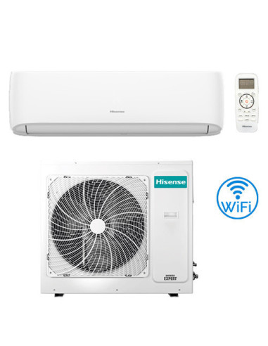 Climatizzatore Condizionatore Hisense Hi Comfort Wifi R32 Inverter 12000 con U.E. 4AMW81U4RJC Classe A++/A+ - Climaway