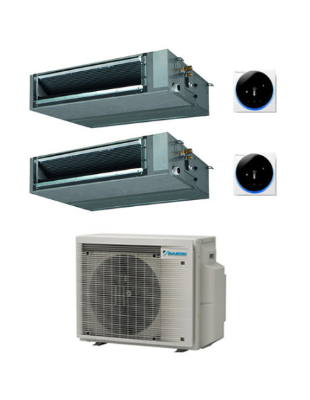 Climatizzatore GARANZIA ITALIA Daikin Canalizzabile a Media Prevalenza Serie FBA-A9 R32 Dual Split Inverter 12000 + 18000 BTU...