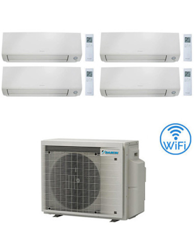 Climatizzatore GARANZIA ITALIA Daikin Perfera All Seasons Wifi Quadri Split Inverter 7000 + 7000 + 7000 + 7000 BTU con U.E. 4...