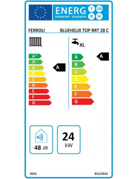 Caldaia Ferroli Bluehelix Top RRT 28C Murale a condensazione a gas metano o GPL con kit accessori - Climaway