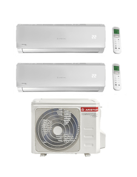 Climatizzatore Condizionatore Ariston Alys Dual Split 9000 + 12000 BTU con U.E. C 50XD0-O R-32 INVERTER *WIFI Opzionale class...