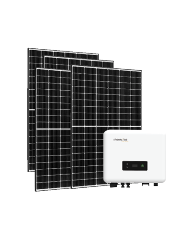 Kit fotovoltaico da 3 kW composto da Inverter monofase SheenPlus OGS da 3,6 kW + nº8 pannelli EXE Solar TRITON TOPCON da 440 ...