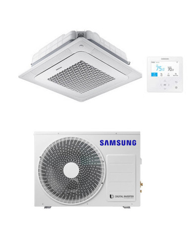 Climatizzatore Condizionatore Inverter Monosplit R32 Samsung Mini Cassetta 4 vie Windfree 12000 BTU AC035RNNDKG/EU Classe A++...