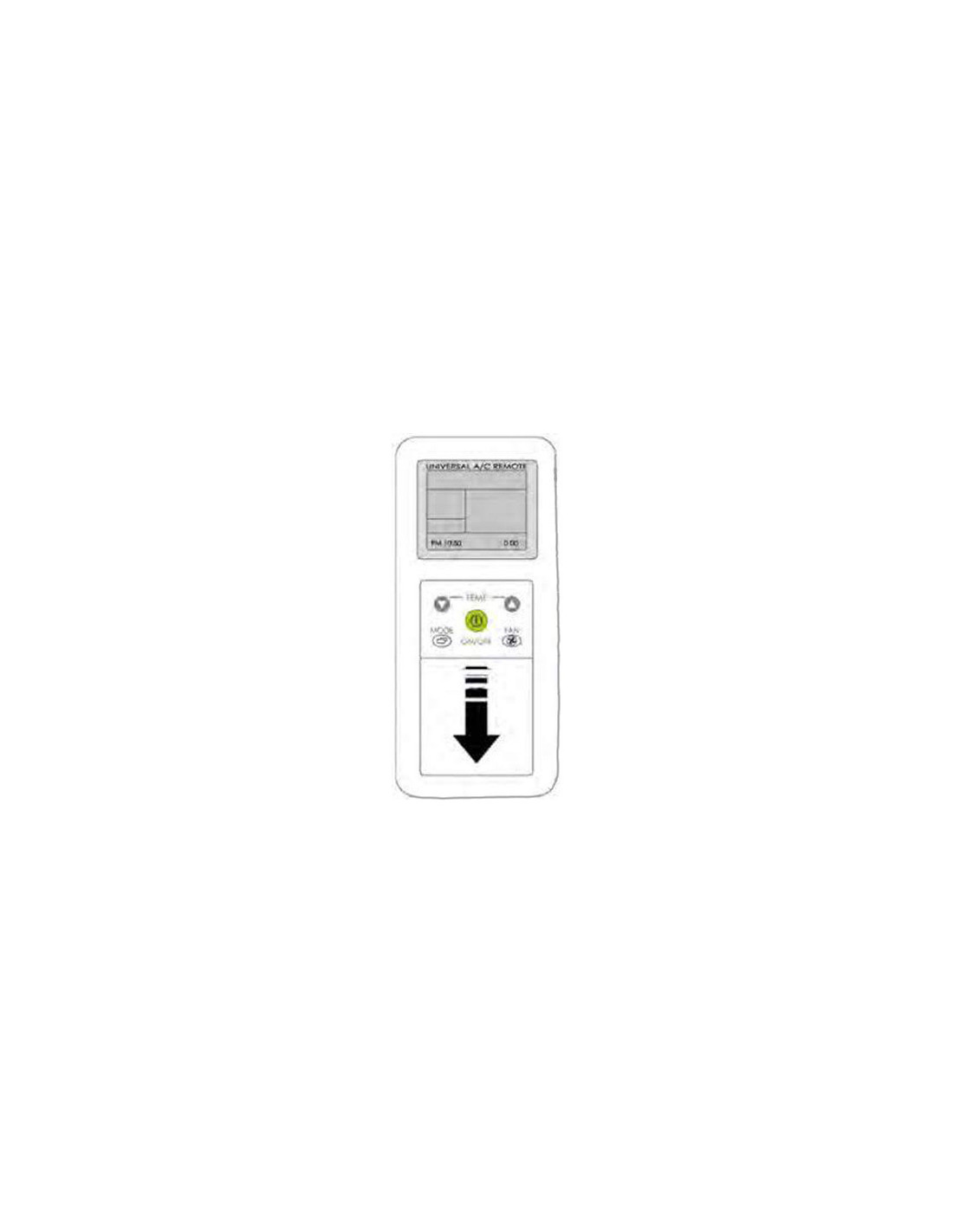 Telecomando ad infrarossi Ideal Clima TQCT03